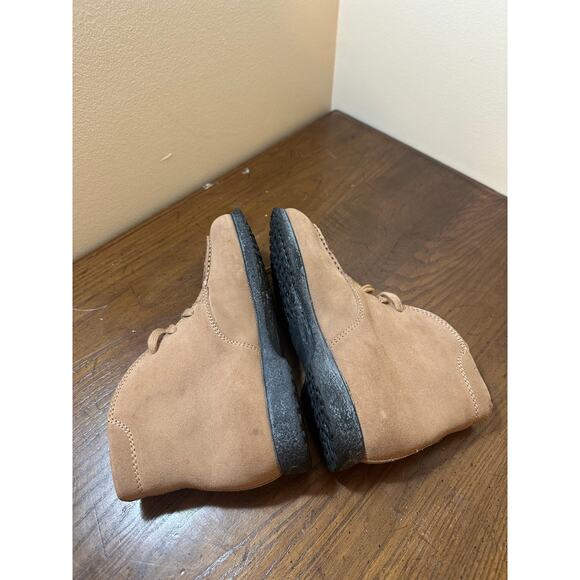 Tod’s Leather Chukka Boots Beige Brown Shoes EU 36 US Wmn 6 Suede Luxury - Picture 7 of 8